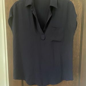 Navy Pleione Blouse, small